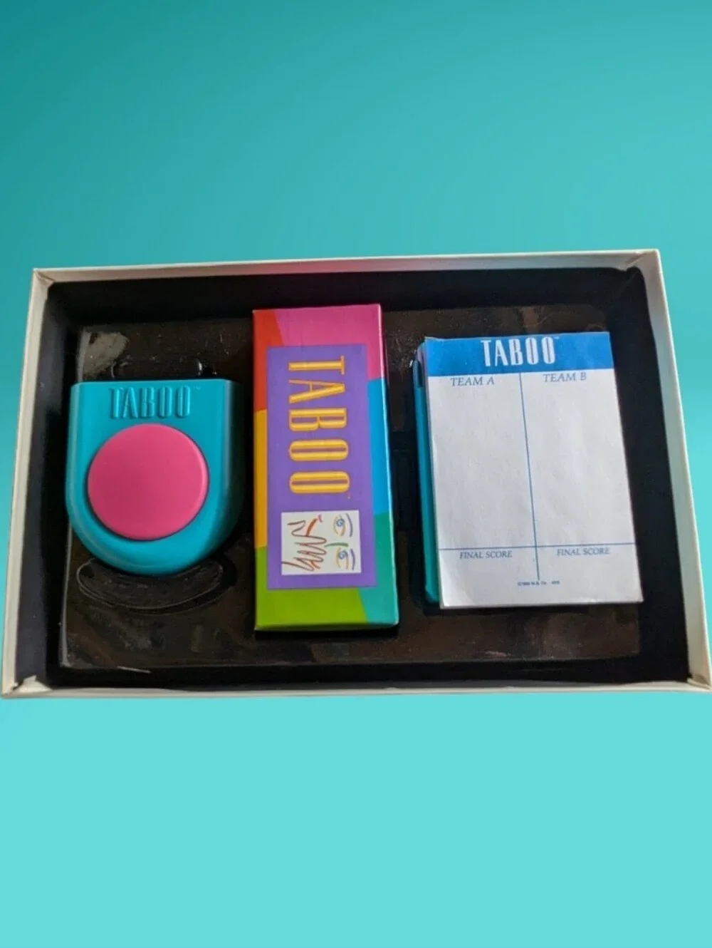 Vintage 1989 A Milton Bradley Taboo Game